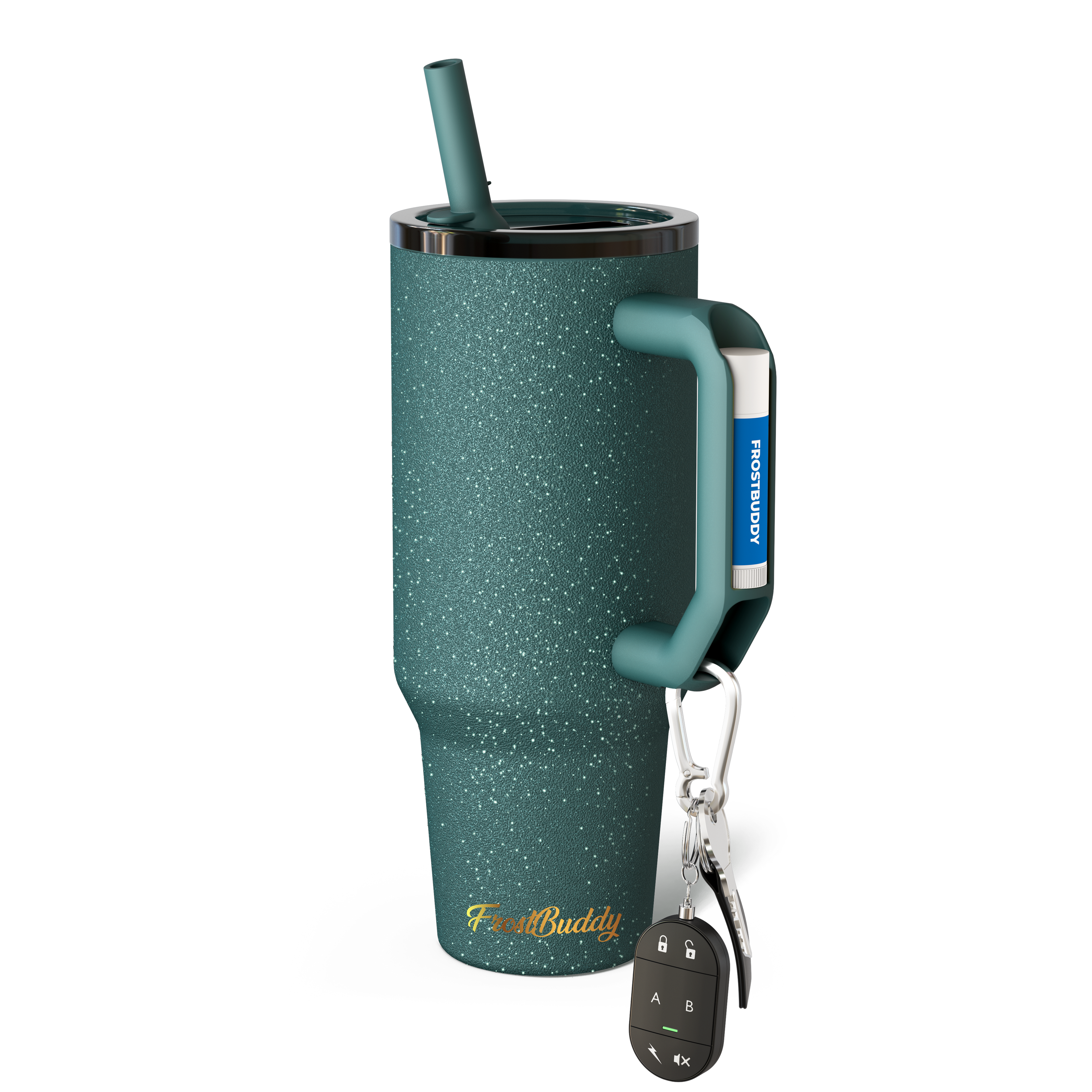 Thicc Buddy 40oz | Emerald Glitz