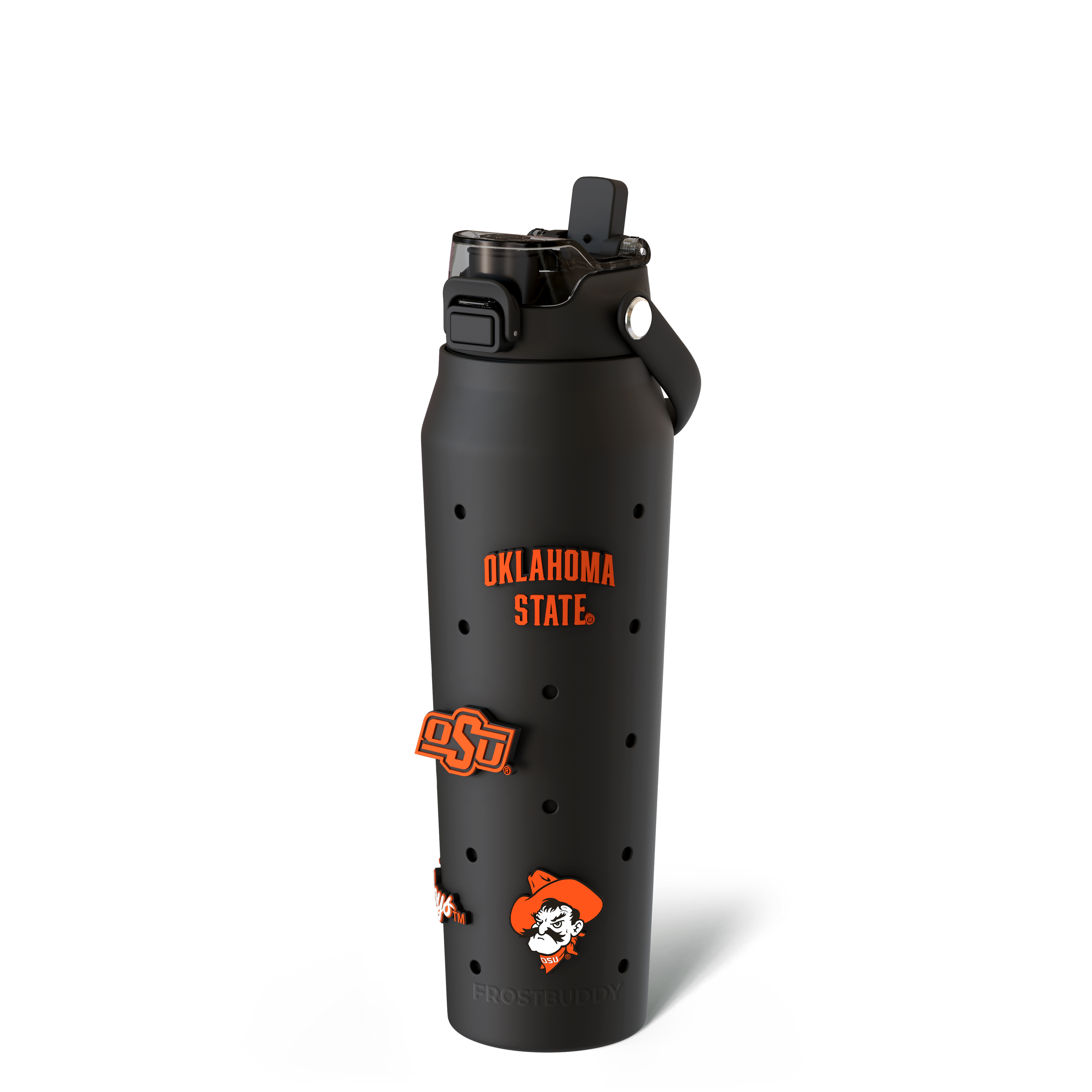 Bottle Buddy 32oz | Oklahoma State Cowboys | Skin + Budz Bundle
