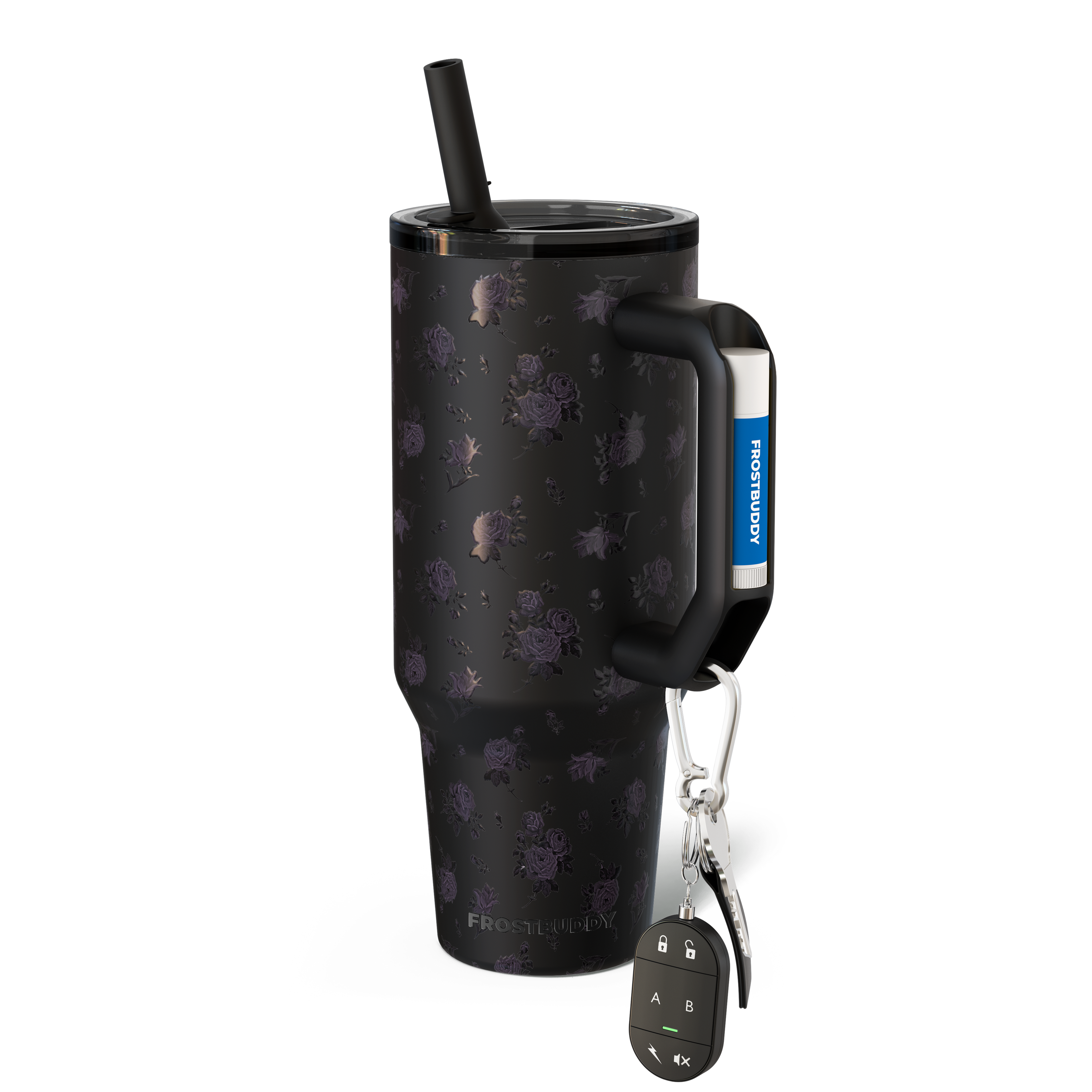 Thicc Buddy 40oz | Black Floral